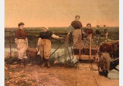 Marennes, emballage des huîtes