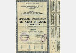 Obligation du syndicat d'adduction d'eau de la Seudre, 1950 / Visuel : D.R.
