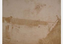 Pêche au tramail près de Coulonges, 1905 - 01 / Visuel : D.R.