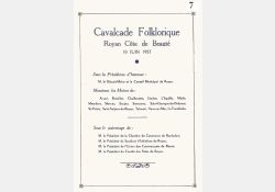 Programme officiel de la cavalcade de Royan, 1953 - 03 / Visuel : D.R.