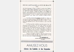 Programme officiel de la cavalcade de Royan, 1953 - 08 / Visuel : D.R.