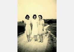 Route de la grange, juin 1940 / Visuel : D.R.