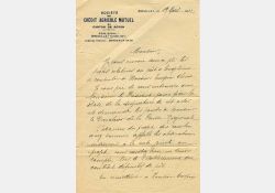 Société de Crédit Agricole Mutuel - lettre envoyée à un emprunteur en 1932 - 01 / Visuel : D.R.