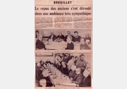 Sud Ouest - Abel Guérin préside le repas des anciens de Breuillet / Visuel : D.R.