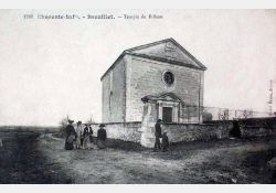 Temple du Billeau en 1910 / Visuel : D.R.