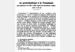 Temples - Extrait de la Bibliothèque Nationale - Le protestantisme en presqu'île d'Arvert, 1755 - 01 / Visuel : D.R.