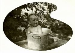 Toilette d'un enfant autrefois / Visuel : D.R.
